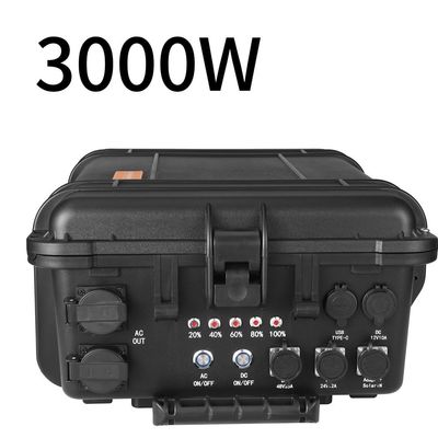 Draagbare energiegenerator 3000W/3000wh Stroomcentrale voor noodvoorziening buiten