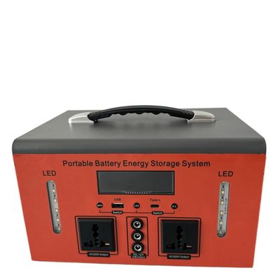 Buitenoplaadbare elektriciteitscentrale 500W met picknickverlichting en overbelastingbescherming