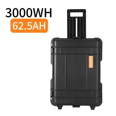 Oplaadmodus van zonnepanelen Multifunctionele draagbare elektriciteitscentrale 3000W/3000wh/62.5ah
