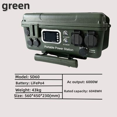 6000W High Power Outdoor Camping Emergency Power Station met lithiumbatterie 6048wh