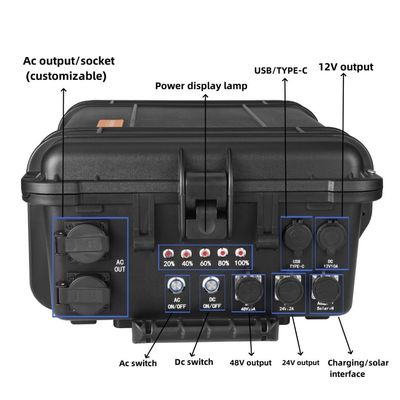Outdoor Adventure Universele 8000W Piekvermogen opladen Nood Power Portable Station