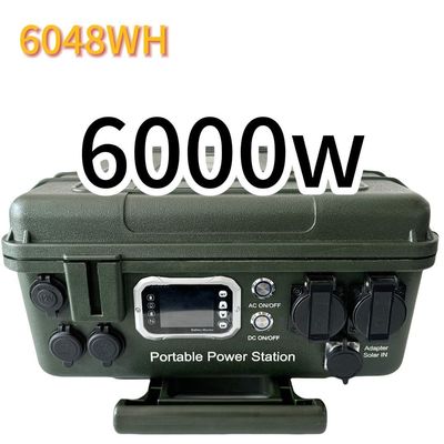 RV Solar Charging High Capacity 6000W/6048wh Power Station met ABS Middenframe