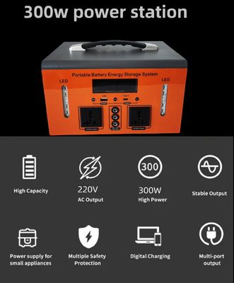 Emergency Standby Solar Generator 500W Power Station met Input Voltage DC Adapter