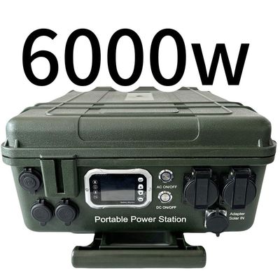 6048wh Grote capaciteit mobiele zonne-energiegenerator 6000W elektriciteitscentrale voor grote vraag