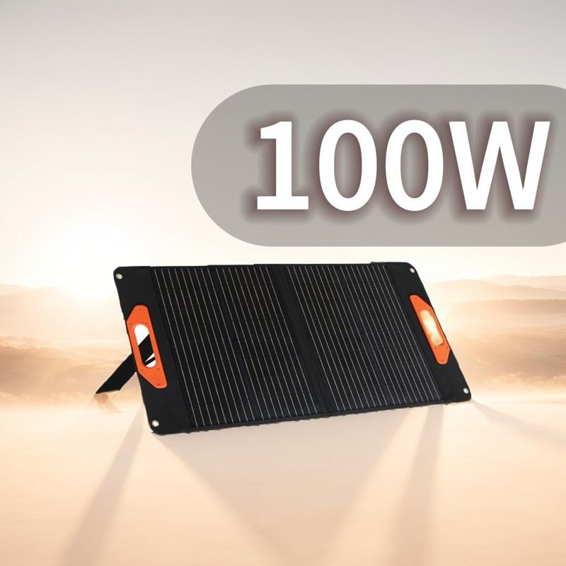 DC-uitgang 19V/5.3A 100W opvouwbaar zonnepaneel voor buitenactiviteiten