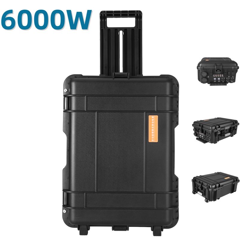 6216wh Outdoor Portable Home Emergency Backup Power Station met USB/Type-C 18W Max