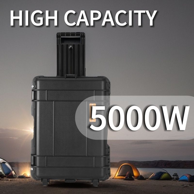 610*440*250 mm Draagbare centrale met grote capaciteit voor het opladen van zonnepanelen in de buitenruimte