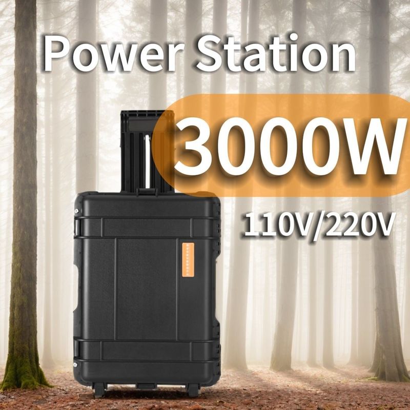 3kw Power Banks Charger Ingebouwde Pure Sinus Wave Power Station voor op maat gemaakte aanvraag