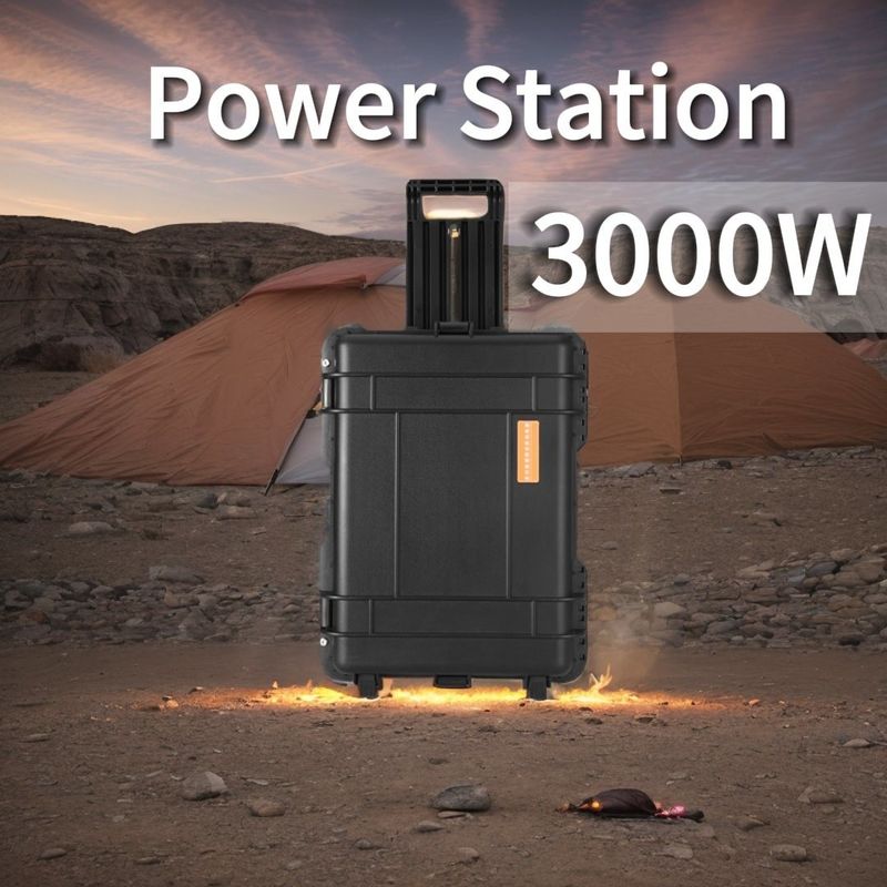 3000W zonne-energiebank voor buitenkamperen reizen jachten weg-avontuur