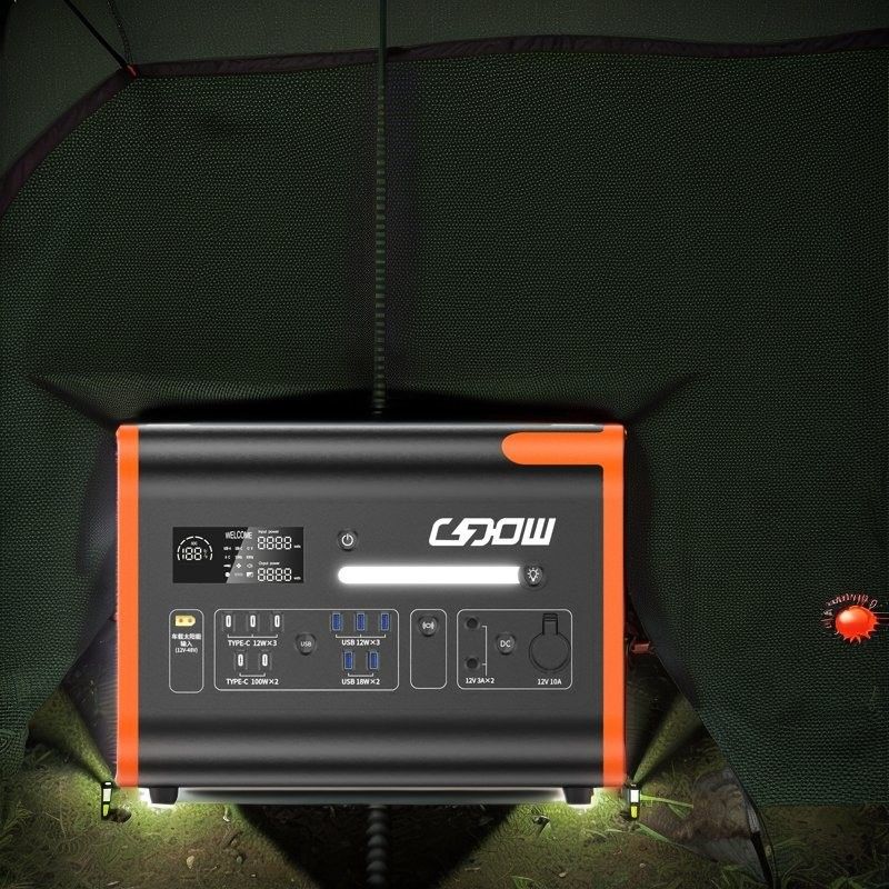 Pure Sinus Wave Inverter AT22 2200W LCD Draagbare voeding voor thuis buiten kamperen