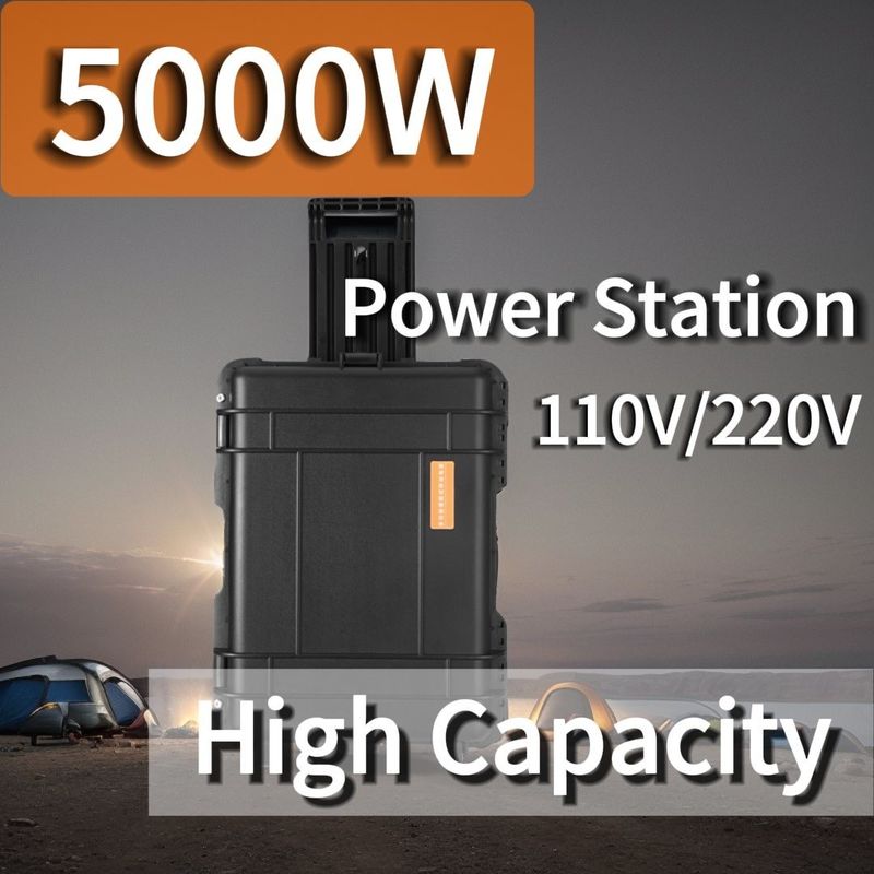 5000W zonne-generatoren voor het opladen 8000W Piekvermogen 6-7h Oplaadtijd voor hoog-
