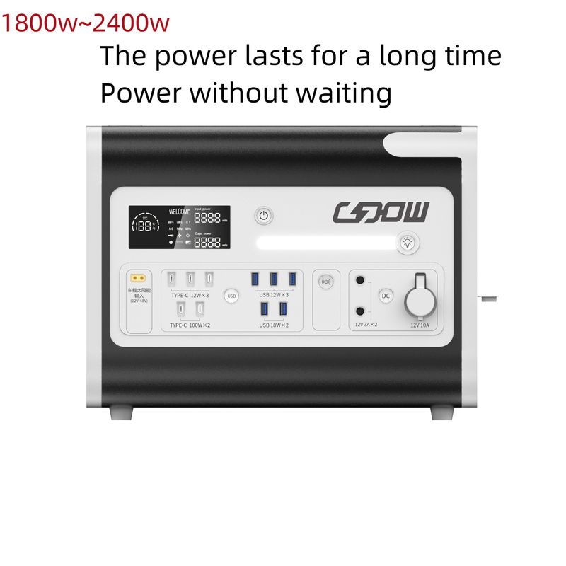 Buitenhuis energie-systeem 2200W zonne-energie-generator met PV-opladen