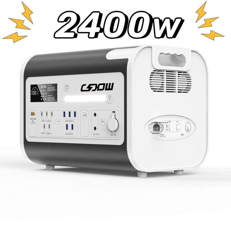 Pure sinusgolfinverter zonne-energiegenerator voor buitenafstands- en campingcentrales