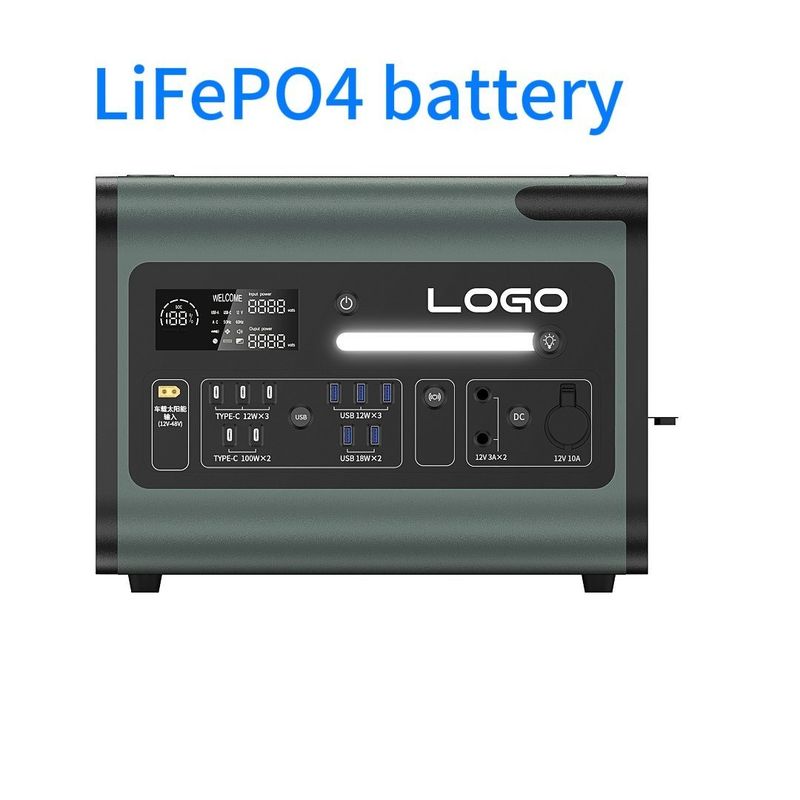 300W 500W 1800W draagbare oplaadbare zonne-energiecentrale voor noodreizen