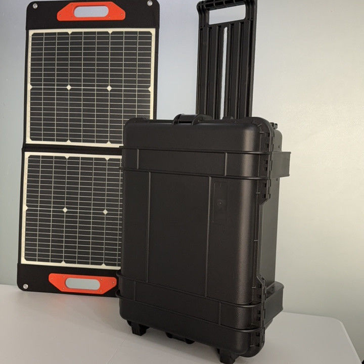 Draagbare mobiele voedingsbron voor buiten 3000W zonne-generator met wisselstroom 110V/220V