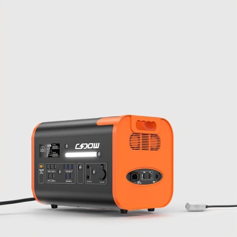 Duitsland 2000W 2048wh AC-DC Output Plug Electric Mobile Portable Lithium Power Station Zonne-energie generator