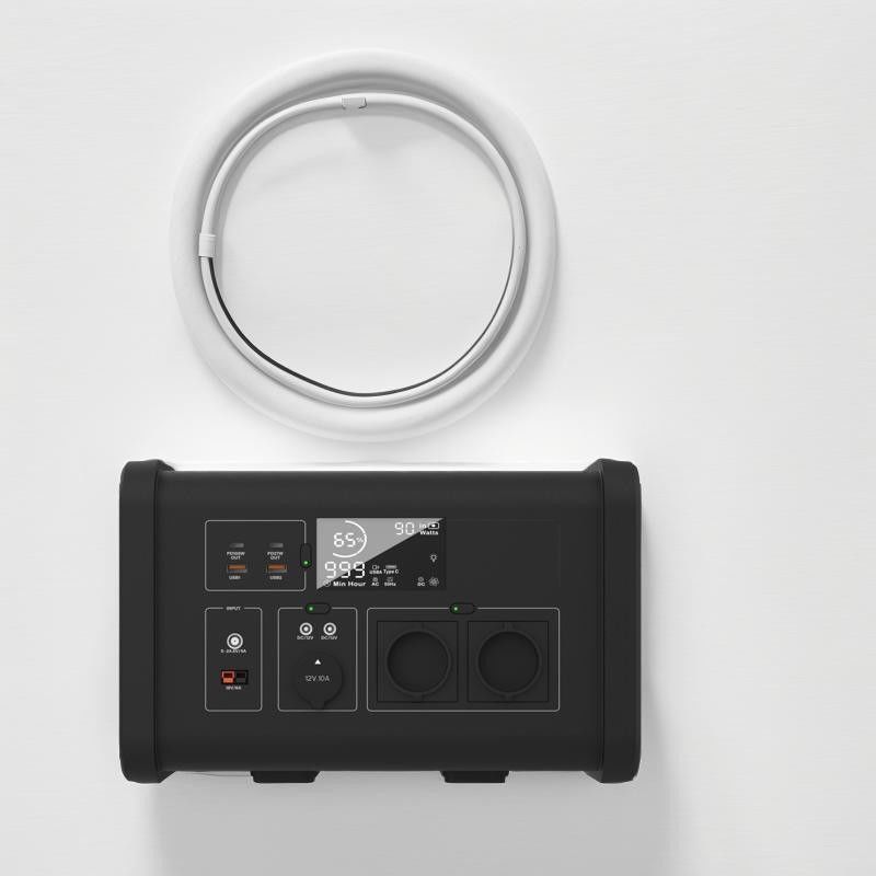 Lichtgewicht 230V 700W LiFePO4 zonnecellen draagbare elektriciteitscentrale voor buitenafstand