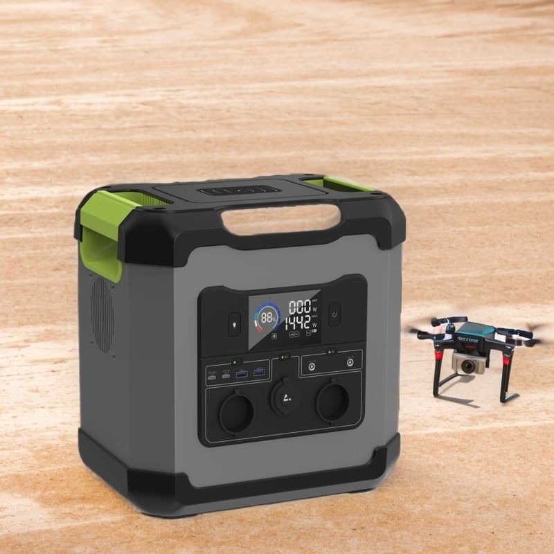 Draagbare elektriciteitscentrale 1680wh 2000W Lithiumbatterij zonne-generator voor Japan Kopers