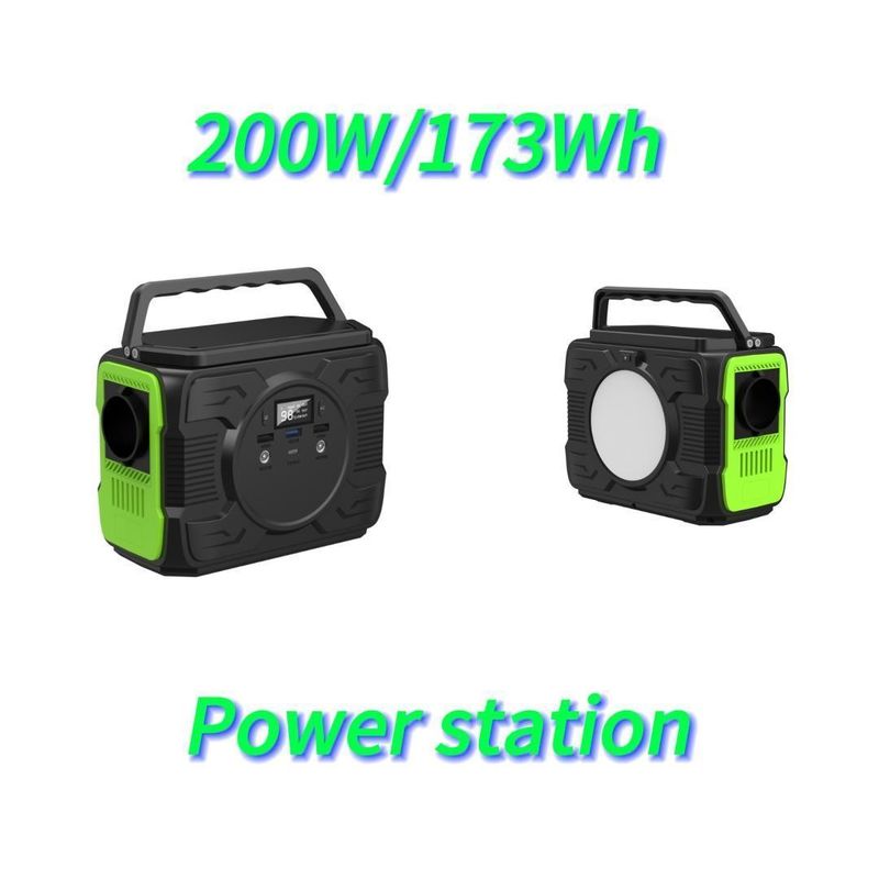Gewijzigde golf AC-uitgang 200W Energieopslag Noodkrachtcentrale voor mobiel buiten