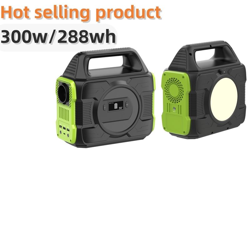 Herbruikbare 300W/288wh zonne-energiecentrale omvormer voor thuis draagbare zonne-generator