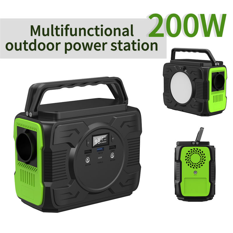 200W Lithiumbattery Draagbare UPS Power Station Power Bank Generator voor aanpassing