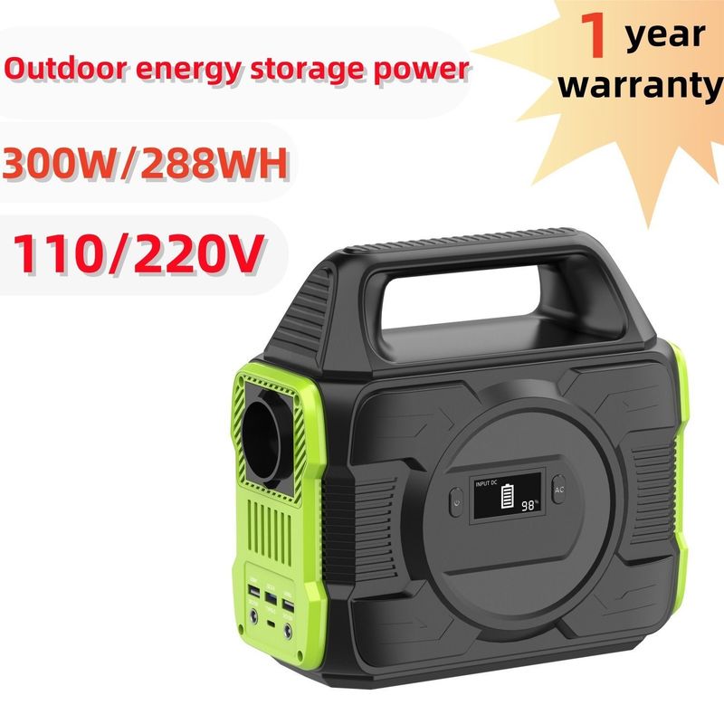 300 W noodgeval/reis USB draagbare zonne-generator stroomstelsel voor telefoon opladen