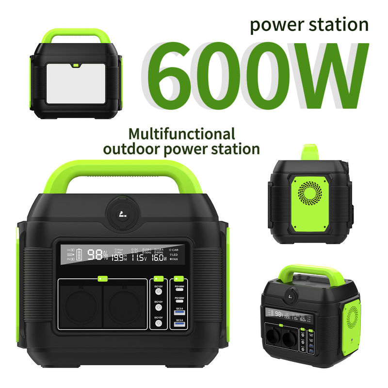 600W Outdoor Camping Draagbare Power Station 500W Power Bank S6 Socket Type Zuid-Afrika