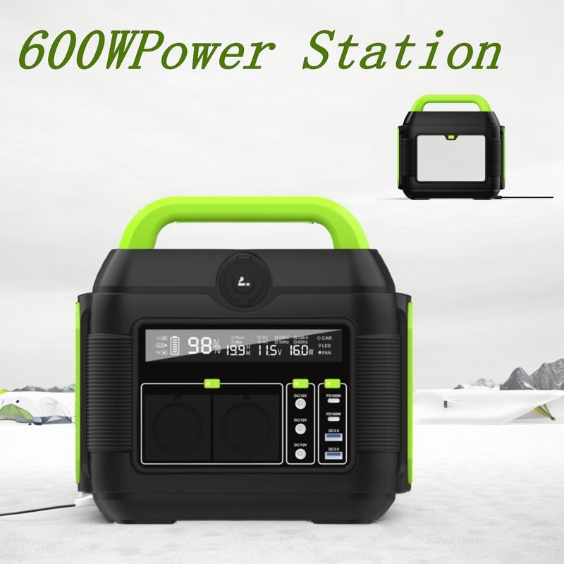 600W S6 MPPT Draagbare mobiele stroomvoorziening voor energieopslag in buitencamping