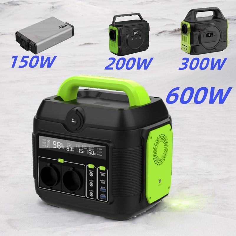 Aanpassing 600W Mini Portable Solar Energy Storage Power Station met LCD Display