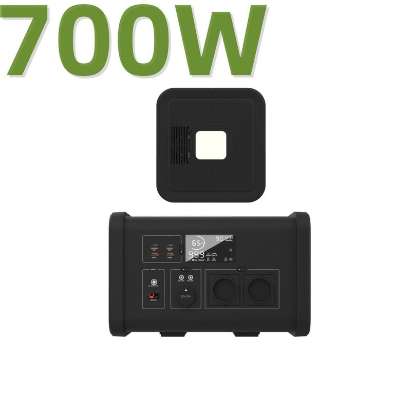537.6wh LiFePO4 batterij Draagbare energiecentrale Uw hulpmiddel voor kamperen en verder