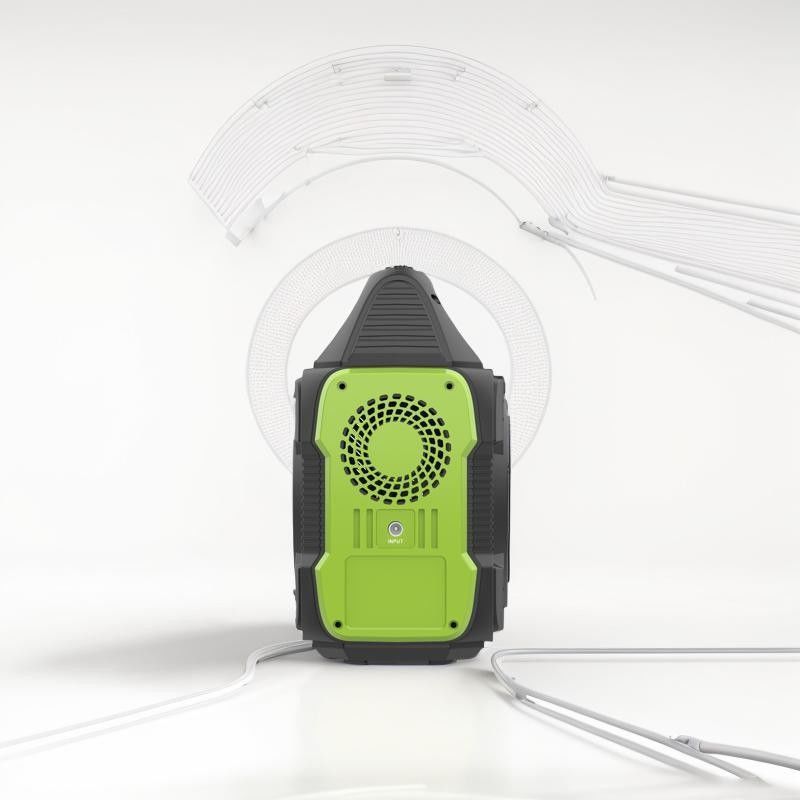 Draagbare zonne-energiecentrale 300W/600W snellaadingsomvormer geïntegreerd voor thuis buiten het net