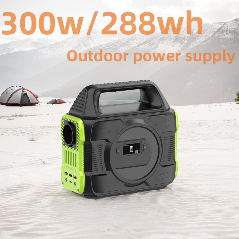 MPPT-compatibele 300W zonne-generator Lithiumbatterij UPS-energieopslag voor buiten