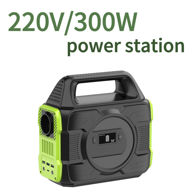110V 220V zonne-energiebron Draagbare 300W batterij powerbank met vloeibare kristal display
