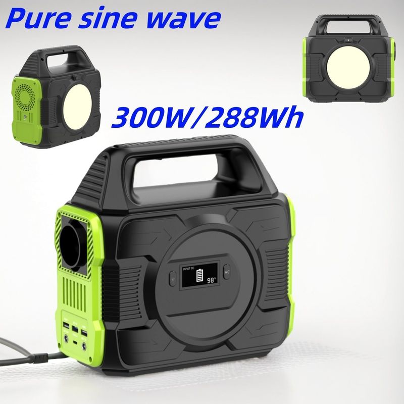 Krijg energie voor uw avonturen in de buitenlucht met een zonnebatterij van 300 W en een krachtopbrengst
