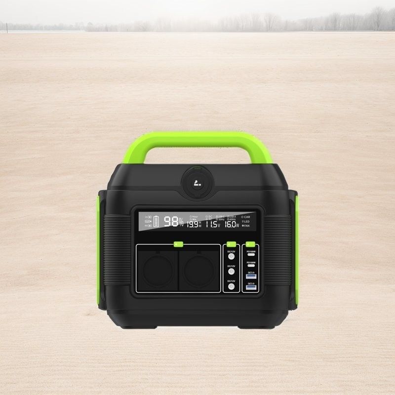 258*212*249mm EU AC-aansluiting 600W/576wh Mobiele Power Mini Draagbare Lithiumbatterij Generator