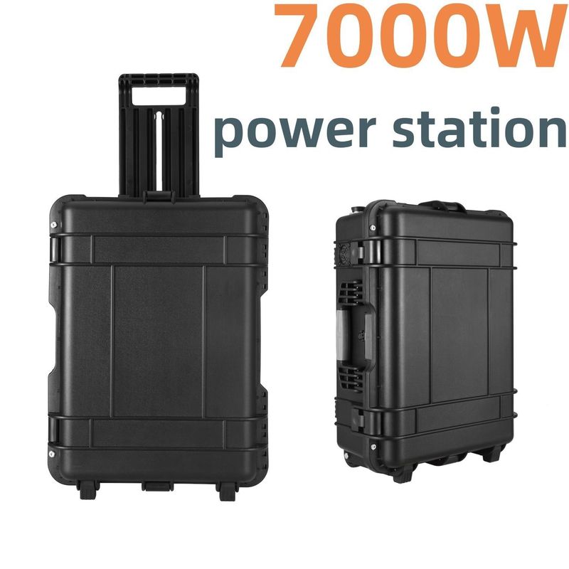Draagbare zonne-energiegenerator 3000W 4000W 5000W 6000W 7000W met ABS PC Aluminium legering