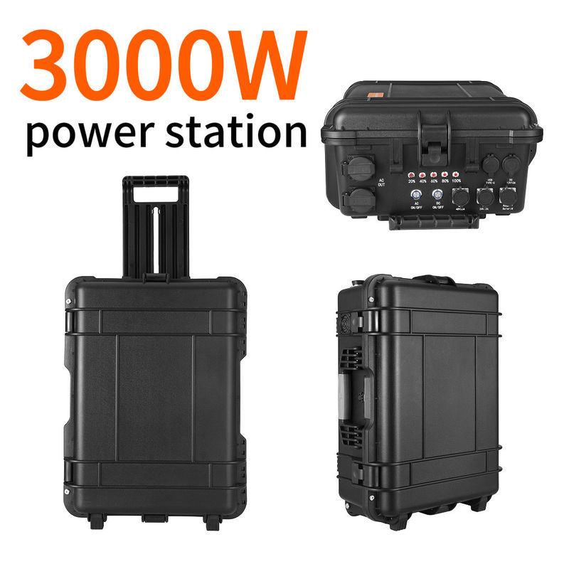 1000W/2000W draagbare elektriciteitscentrale met lithium LiFePO4-batterij en 6-7 uur oplaadtijd