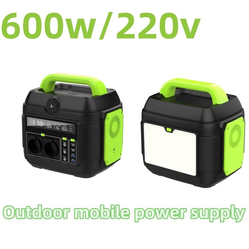 300W 600W 1200W Lithiumbatterij Draagbare elektriciteitscentrale Zonne-energie generator voor huishoudelijke noodgevallen