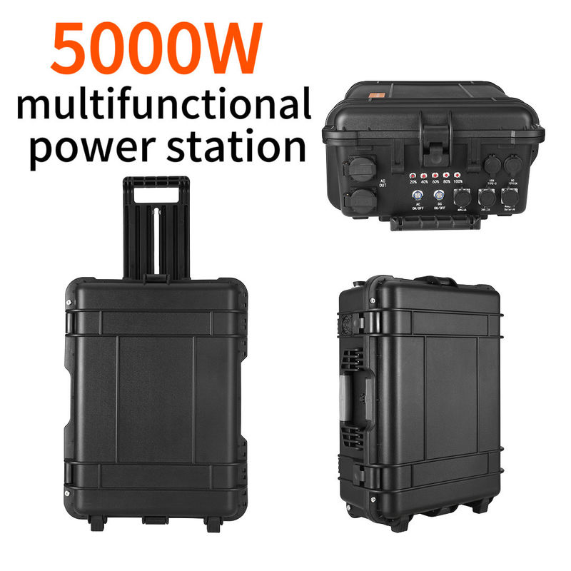 50000W Geruisloos 4800wh Lithium-ionbatterij Zonne-generator voor noodstroomvoorziening
