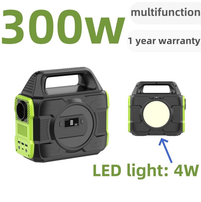 Un AC Socket Aanpasbare 300W Draagbare Zonnecentrale met Lithiumbatterie 2024