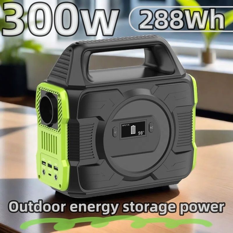 Draagbare centrale met zonnecellen met een hoge capaciteit van 300 W