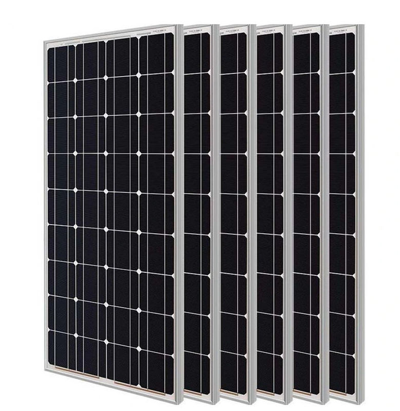 Onderhoudsvrij zonnepanel van 25 jaar 100W 280W monokristallijn silicium fotovoltaïsche module met aluminiumframe