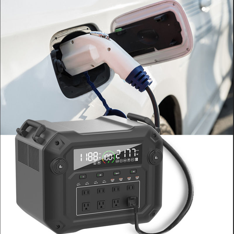 3600W zuivere sinusgolf draagbare elektriciteitscentrale LiFePO4 Zonne-energieopslag BMS batterijvoorziening