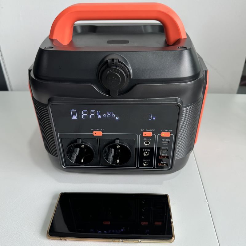 600W 300W 2200W draagbare elektriciteitscentrale zonnepanelen generator voor thuis buiten kamperen
