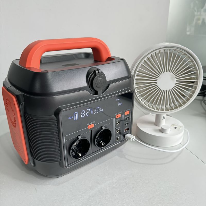 600W draagbare zonne-generator stopcontact back-up bank Buitenbron Power Station