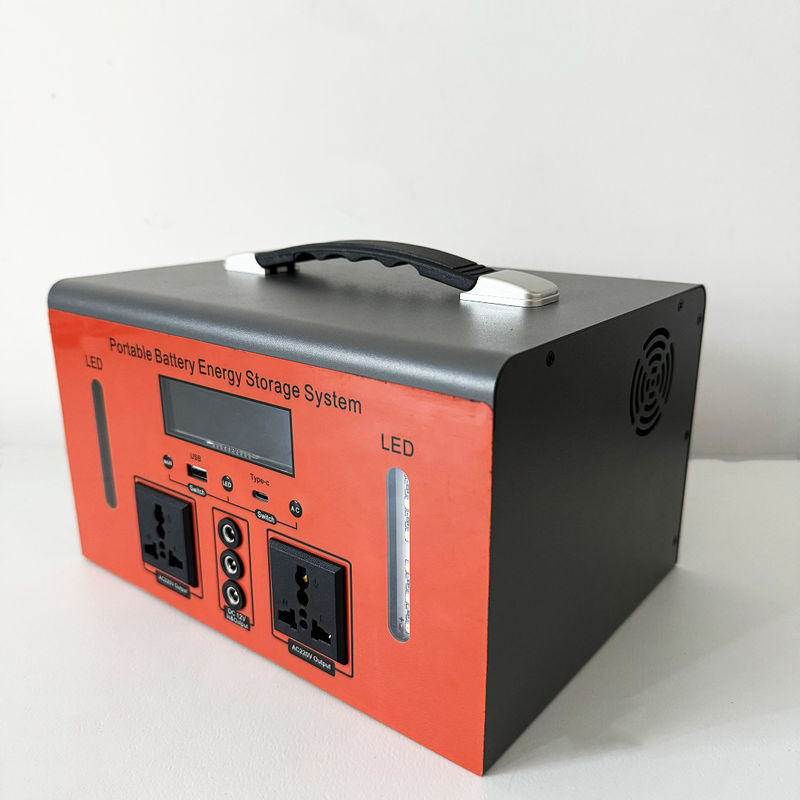 500W draagbare mobiele elektriciteitscentrale lithium ijzerfosfaat batterij camping zonne-generator