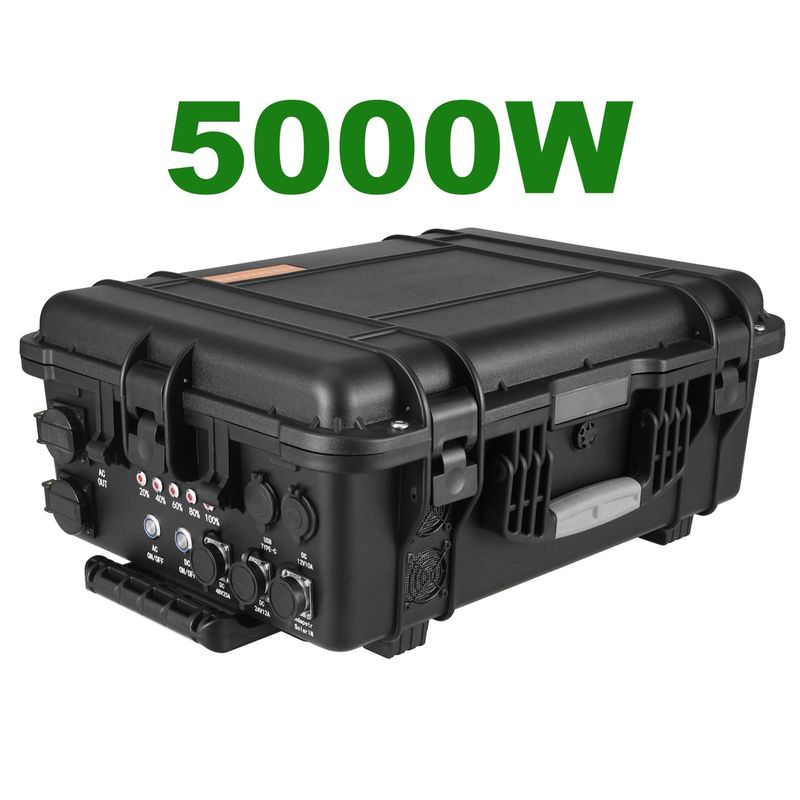 18W Max USB/Type-C noodstroomvoorziening met grote capaciteit en AC Pure Sinus Wave Output