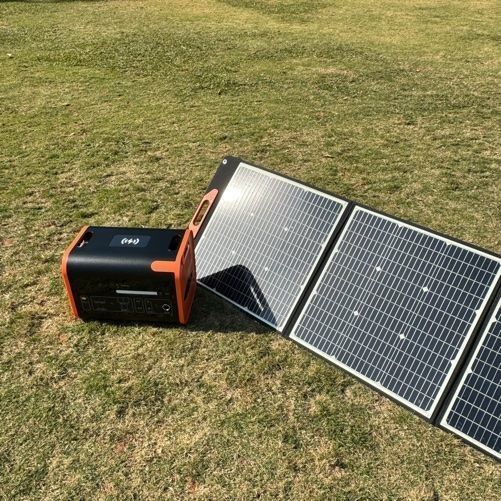 Recycle 2500 Times Draagbare mobiele stroomvoorziening 2200W Zonne-invoer 800W voor excursies