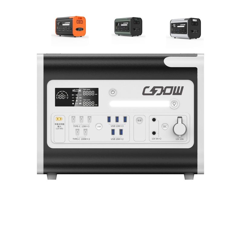 50/60Hz draadloos opladen Lithiumbatterijgenerator voor thuis/buiten/noodsituaties