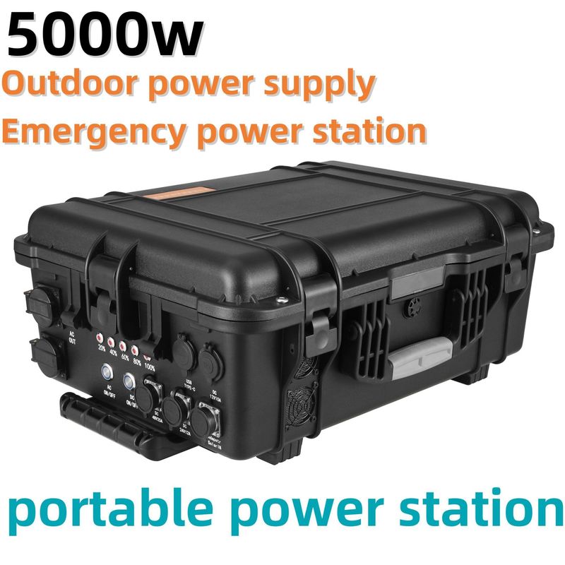 3000W/4000W/5000W Multifunctionele draagbare lithiumbatterij zonne-generator voor buiten